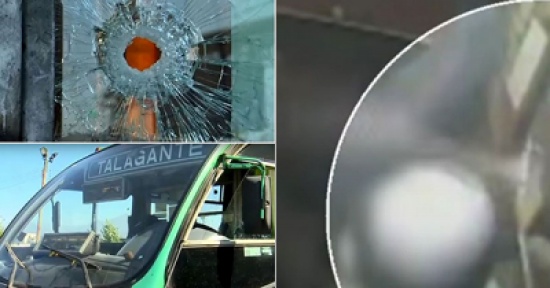 شاهد..  عصابة تطلق النار على سائق حافلة