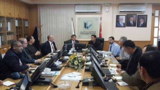 نقيب المهندسين يستقبل شقيق الشهيد معاذ الكساسبة في مقر النقابة نقيب المهندسين يستقبل شقيق الشهيد معاذ الكساسبة في مقر النقابة