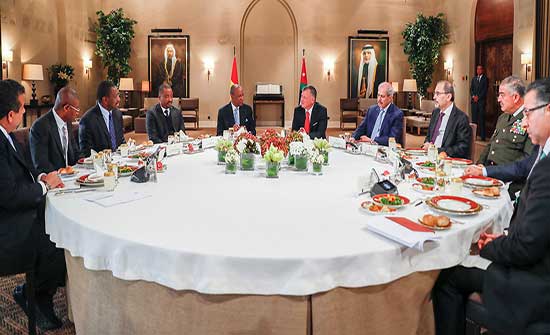 الملك للرئيس الغيني : امامنا تحديات مع خطر داعش وحركة الشباب وبوكو حرام