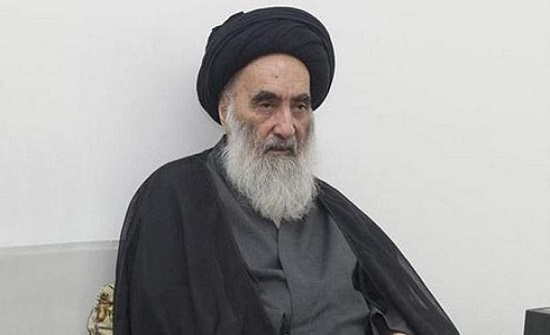 السيستاني يدعو الجميع لضبط النفس بعد مقتل سليماني السيستاني يدعو الجميع لضبط النفس بعد مقتل سليماني