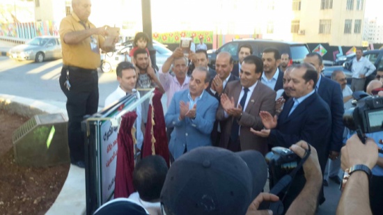 المومني والمصري يفتتحان مكتب التلفزيون الاردني بجرش ويشاركان بتكريم عمال الوطن