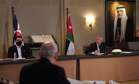 الملك يؤكد أهمية ورشة العمل الاقتصادية الوطنية التي ستنطلق يوم السبت المقبل الملك يؤكد أهمية ورشة العمل الاقتصادية الوطنية التي ستنطلق يوم السبت المقبل