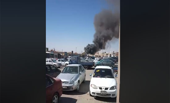 الجمارك: حريق منطقة الحرة في الزرقاء مفتعل .. والقبض على الجاني