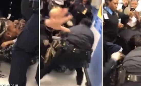 شاهدوا فيديو مفجع لشرطة نيويورك سحل وصعق امرأة لانتزاع رضيعها شاهدوا فيديو مفجع لشرطة نيويورك سحل وصعق امرأة لانتزاع رضيعها