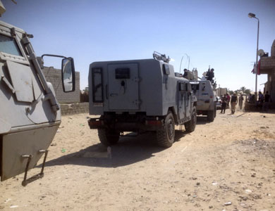 إسرائيل تمنح الضوء الاخضر لتعزيزات عسكرية مصرية في سيناء