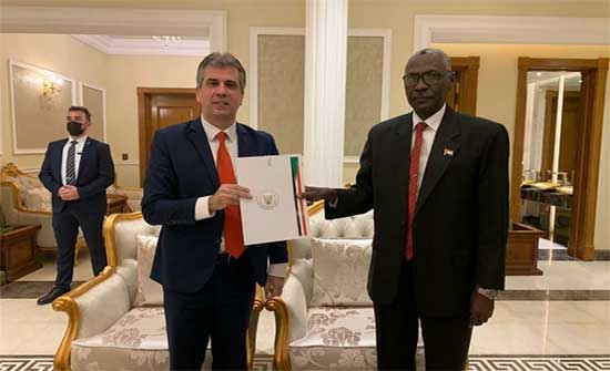 هيئة البث الإسرائيلية: وفد أمني إسرائيلي زار السودان سرًّا هذا الأسبوع هيئة البث الإسرائيلية: وفد أمني إسرائيلي زار السودان سرًّا هذا الأسبوع