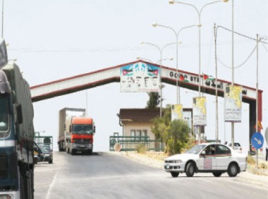 90 % تراجع حجم التبادل التجاري للمواد الغذائية مع سوريا منذ بداية العام 90 % تراجع حجم التبادل التجاري للمواد الغذائية مع سوريا منذ بداية العام