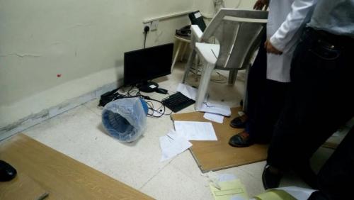 الاعتداء بالضرب على طبيبين في مستشفى البشير الاعتداء بالضرب على طبيبين في مستشفى البشير