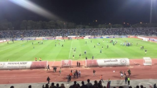 بالصور / اعمال شغب بعد مباراة الفيصلي والوحدات