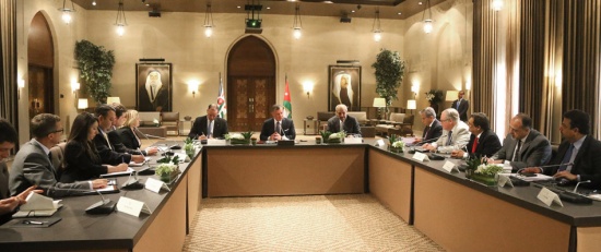 الملك يستقبل وفدا من لجنة الشؤون الخارجية في مجلس النواب الأمريكي