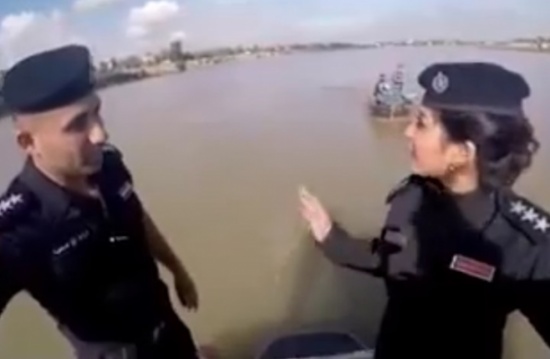 مشهد غرق "مفبرك" لفرقة انقاذ عراقية  يثير سخرية على مواقع التواصل