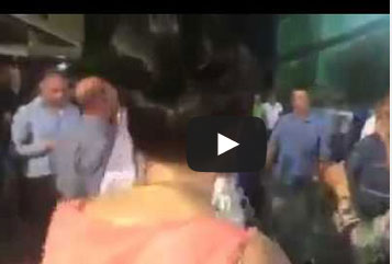 وزيرة العدل الاسرائيلية تسيبي ليفني تدبك في احد الاعراس العربية