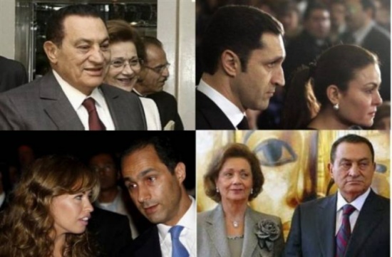 صور جديدة لعائلة مبارك تثير جدلاً في مصر