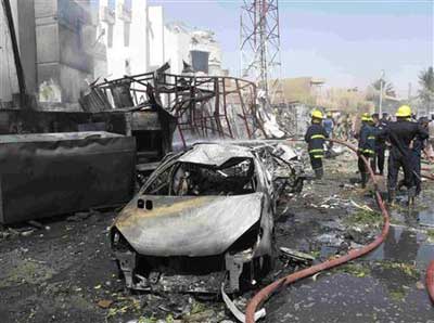 مقتل أربعة في هجوم على مقر قناة العربية في بغداد