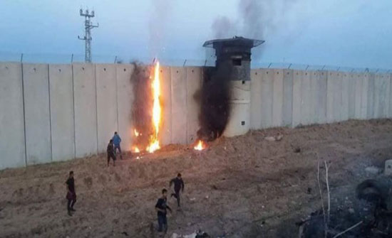 إطلاق نار تجاه الشبان وحرائق بفعل بالونات حارقة شرق غزة إطلاق نار تجاه الشبان وحرائق بفعل بالونات حارقة شرق غزة