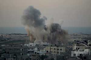 شهيد و8 جرحى في قصف اسرائيلي لغزة  