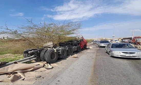 ناعور : وفاة و8 إصابات في حادث تصادم بين 9 مركبات