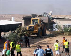  إسرائيل تهدم 45 قرية بالنقب 