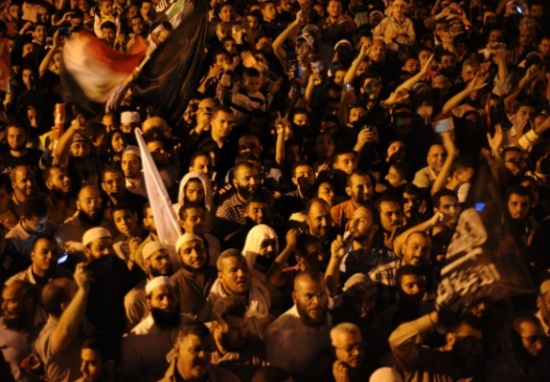 مليونية " تطبيق الشريعة " بمصر تنتهي بمناوشات مليونية " تطبيق الشريعة " بمصر تنتهي بمناوشات