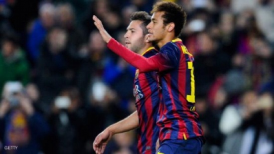 برشلونة يفقد نيمار وألبا شهرا برشلونة يفقد نيمار وألبا شهرا