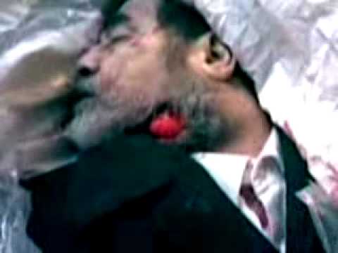 فيديو| مقطع مسرب لآخر لحظات صدام حسين قبل الدفن !! فيديو| مقطع مسرب لآخر لحظات صدام حسين قبل الدفن !!