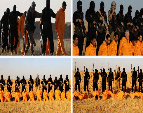 تنظيم "داعش" يعدم 11 عنصراً من الحشد الشعبي أسروا في صلاح الدين تنظيم "داعش" يعدم 11 عنصراً من الحشد الشعبي أسروا في صلاح الدين