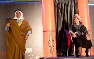 الفنانة أمل الدباس تبدأ عرض مسرحيتها ضغط عالي الفنانة أمل الدباس تبدأ عرض مسرحيتها ضغط عالي