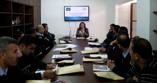 بحث خطة عمل 2013 بين جائزة الحسن وادارة السير