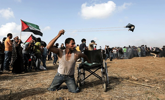 فيديو : مساجد غزة تضّج بتكبيرات العيد للدعوة إلى مسيرة العودة