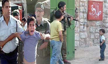 وزير صهيوني يعترف باعتقال الأطفال الفلسطينيين وتعذيبهم .. شاهدوا الصور