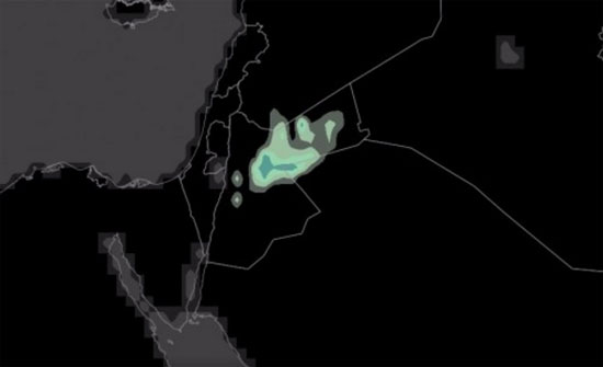 زخات رعدية من المطر مع الساعات المتأخرة من ليلة السبت