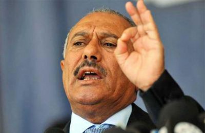 صالح: الموازين في المنطقة ستنقلب نتيجة العدوان على اليمن