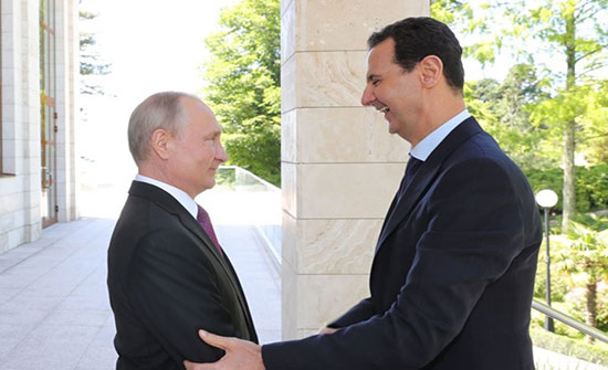 بعد 24 ساعة من إعلانه.. بوتين يبحث مع الأسد اتفاق إدلب