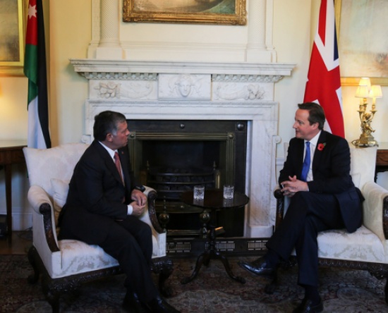 تفاصيل لقاء الملك بـ رئيس الوزراء البريطاني