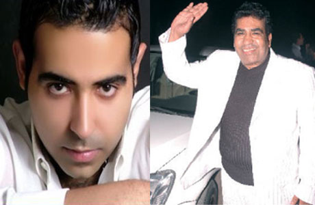 احمد عدوية يجتمع مع أبنه في المولد 