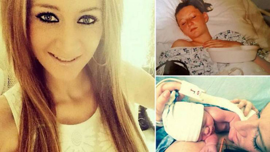 صور| إمرأة تعيش آلام الولادة كل شهر!