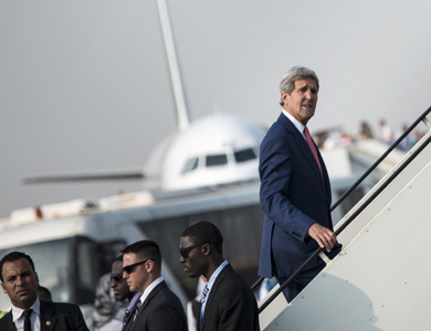 كيري يختتم جولته الاقليمية لحشد الدعم للتحالف ضد الدولة الاسلامية