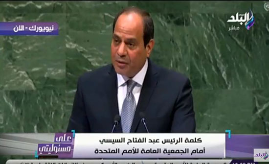 بالفيديو.. السيسي: هناك خلل في أداء الأمم المتحدة ما يؤثر على مصداقيتها