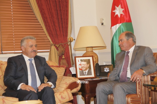 الملقي يستقبل وزير النقل التركي وارسلان يؤكد دعم بلاده للرعاية الهاشمية للمقدسات بالقدس