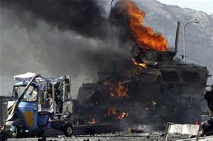 مقتل شخص واحد على الاقل في تفجير انتحاري في شرق افغانستان