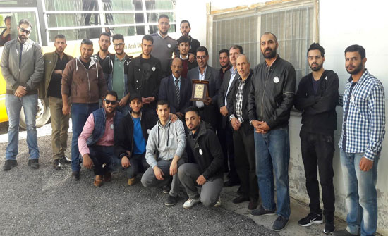 طلبة الهندسة المدنية في "عمان العربية" يطلعون على مرافق مياه عين الباشا