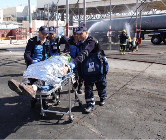 دفاع مدني شرق عمان ينفذ تمرينا وهميا بمحطة الكهرباء