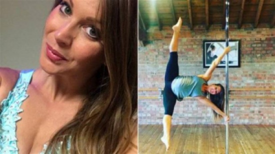 بالفيديو : حامل تستعرض مهاراتها في الرقص على العمود