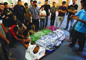  شهيدان و7جرحى في غارات اسرائيلية على الأنفاق في غزة