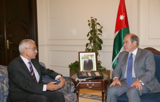 الملقي يستقبل مدير مؤسسة الكويت للتقدم العلمي