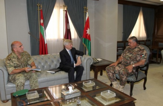 فريحات يستقبل السفير البريطاني