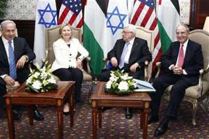 ميتشل: حل الدولتين هدف محادثات الشرق الاوسط