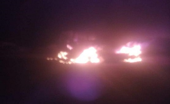 الخارجية: احتراق شاحنة اردنية في السعودية