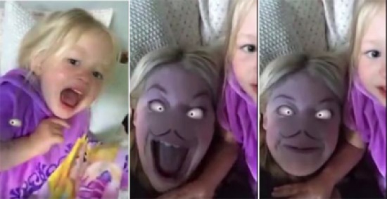 شاهد.. أم ترعب طفلتها على سناب شات