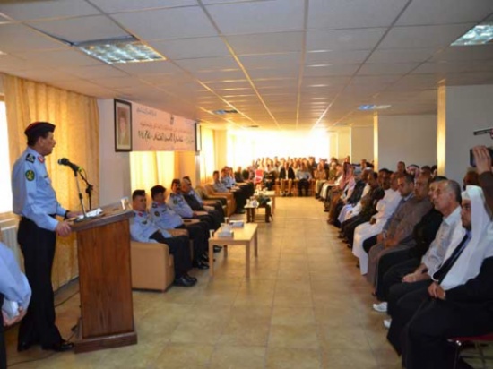 الطوالبة يودع بعثة الأمن العام لاداء مناسك العمرة